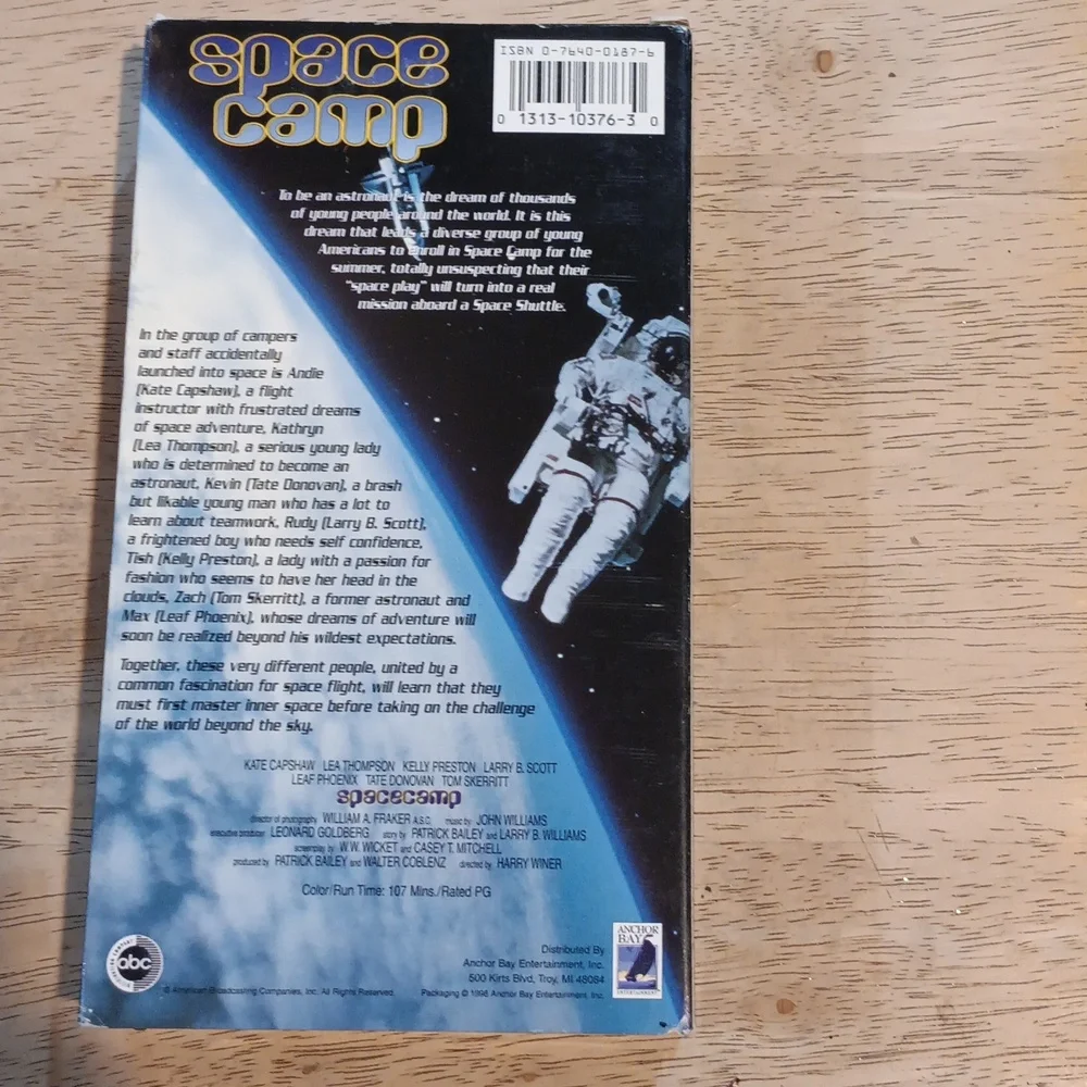 Space Camp VHS Movie